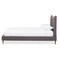 Baxton Studio Hannah Mid-Century Modern Dark Grey King Size Platform Bed 125-7009 - alternate 2